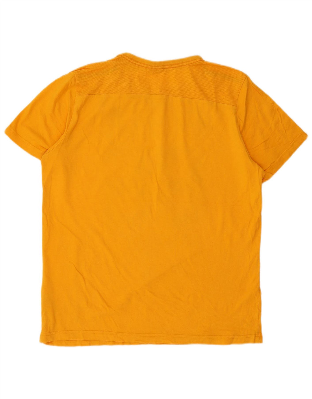 PUMA Camiseta gráfica para hombre Top de algodón amarillo medio