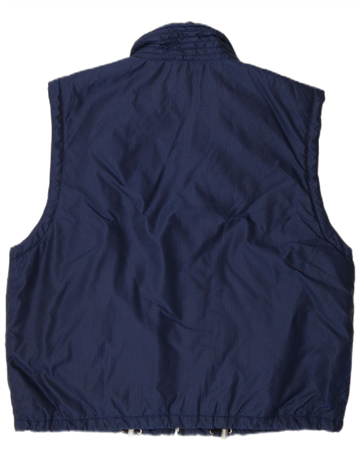 Brugi Chaqueta de esquí sin mangas para hombre UK 44 2XL Azul marino Cuadros Invierno