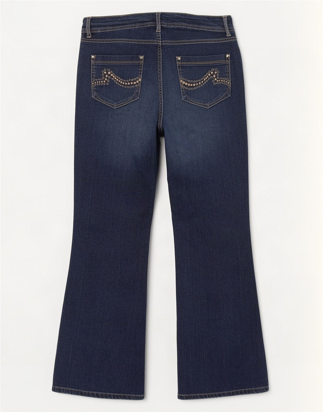 Marks & Spencer Vaqueros Bootcut para Mujer UK 40 Large W36 L30 Azul Marino