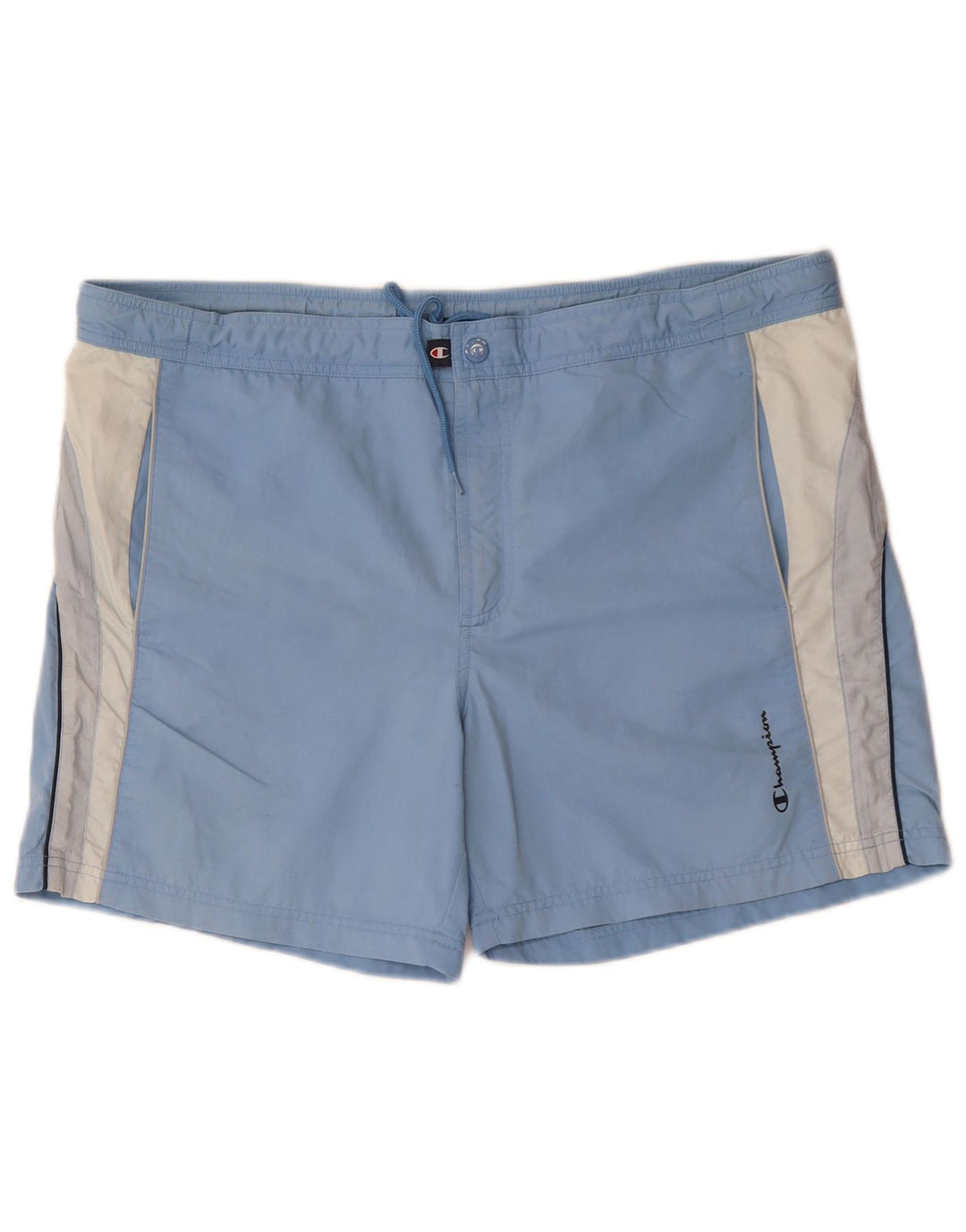 Champion Bañador para hombre, talla grande, color azul, poliéster