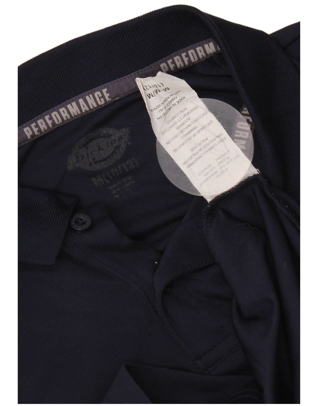 Dickies Polo para niño 10-11 años Mediano Azul Marino Poliéster