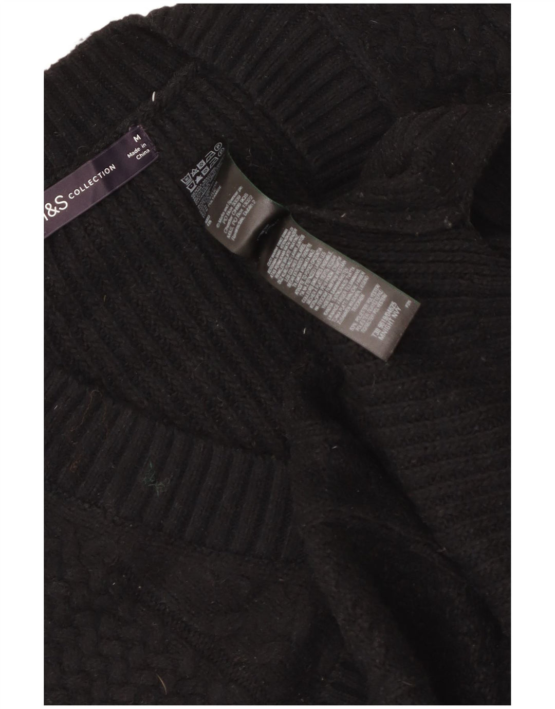 Marks & Spencer Camiseta sin mangas para hombre Poliéster azul marino mediano