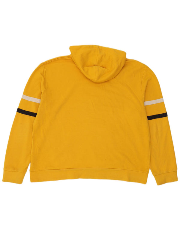 Nike Track&Field Graphic Sudadera con capucha para hombre UK 47/49 2XL Amarillo Rayas