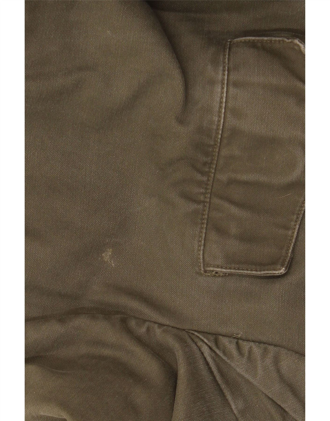 VINTAGE Chaqueta Parka militar con capucha para hombre Reino Unido 40 Caqui grande
