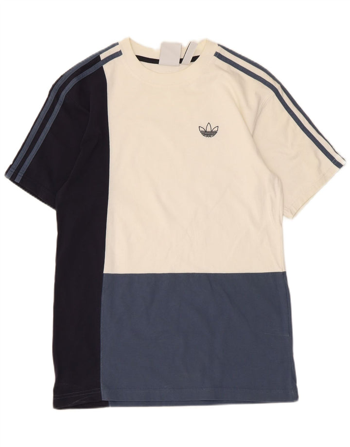 Adidas Hombre Camiseta Top Small Multicolor Colorblock Algodón