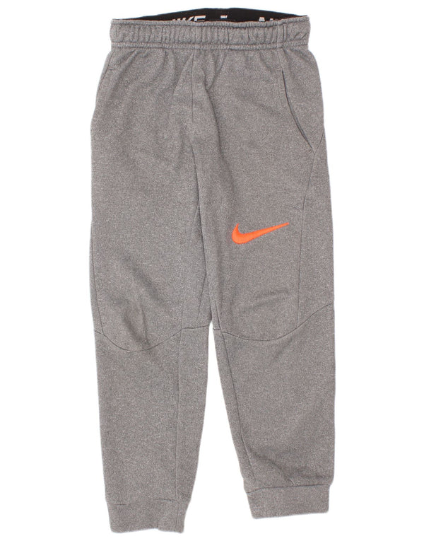 Nike - Pantalones de chándal Dri Fit para niños de 5 a 6 años, color gris medio moteado