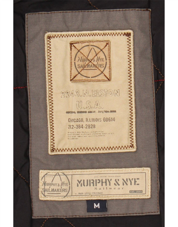 Murphy & Nye Chaqueta Parka para Hombre UK 38 Algodón Gris Medio