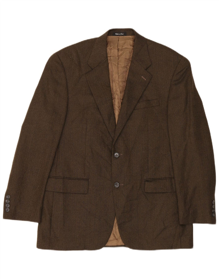 Ralph Lauren Chaqueta Blazer de 2 Botones para Hombre UK 40 Marrón Medio Clásico