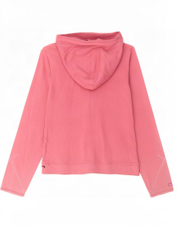 Champion Sudadera con capucha y cremallera para mujer Reino Unido 14 Grande Algodón rosa