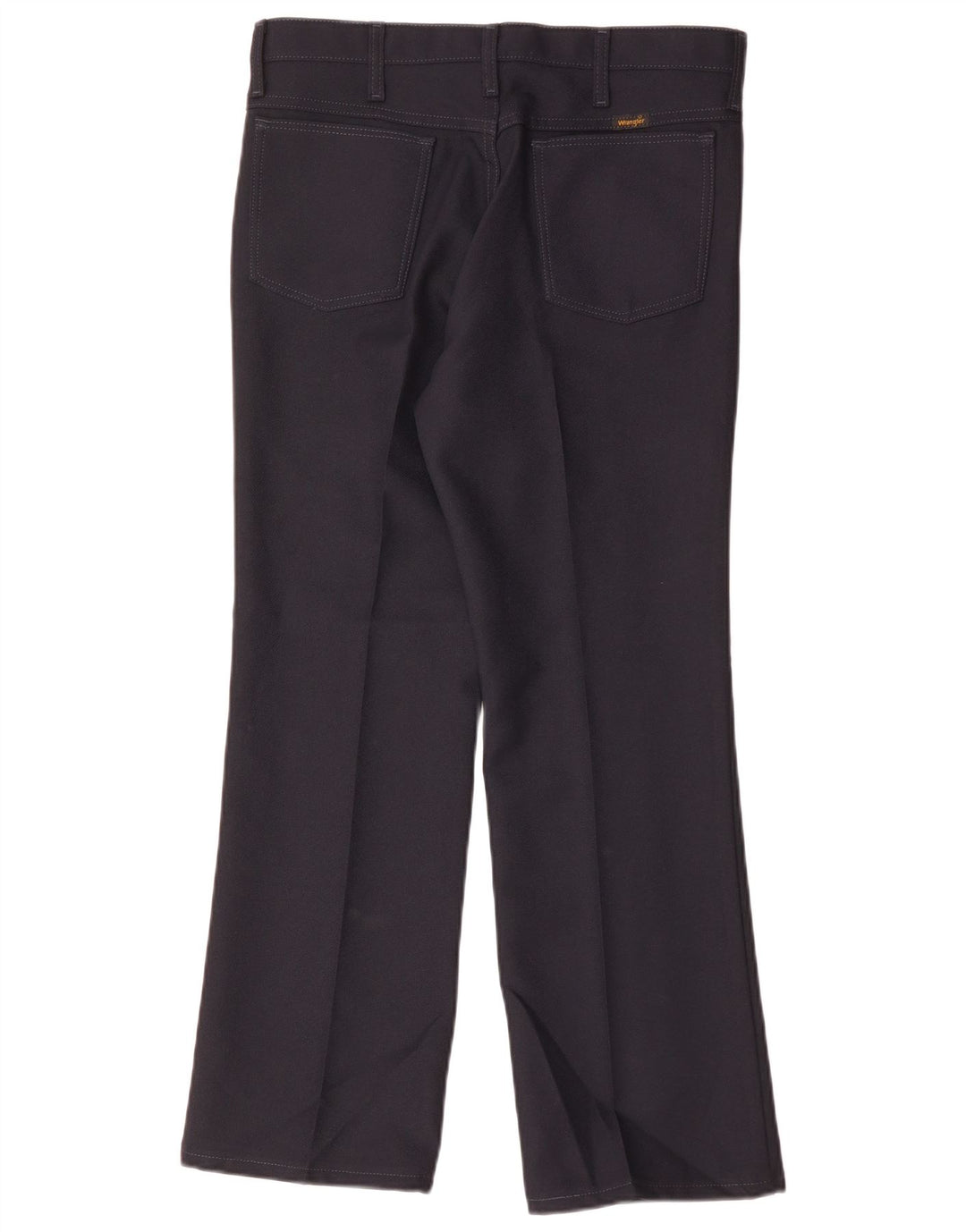 Pantalón Casual Recto Para Hombre Wrangler W33 L29 Poliéster Azul Marino
