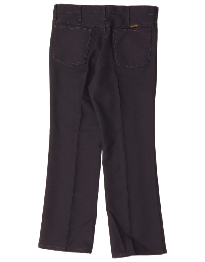Pantalón Casual Recto Para Hombre Wrangler W33 L29 Poliéster Azul Marino