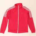 ADIDAS Chaqueta de chándal para mujer UK 4/6 XS Rosa Poliéster