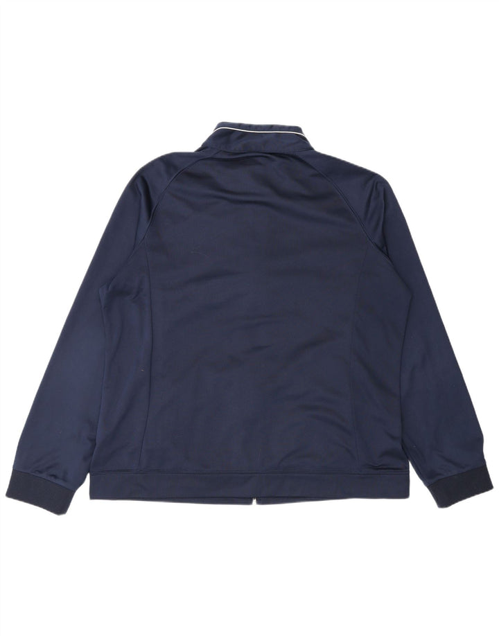 Champion Chaqueta de chándal para mujer UK 20 2XL Azul marino Poliéster