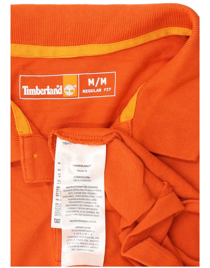 Timberland Polo De Corte Regular Para Hombre De Algodón Naranja Medio