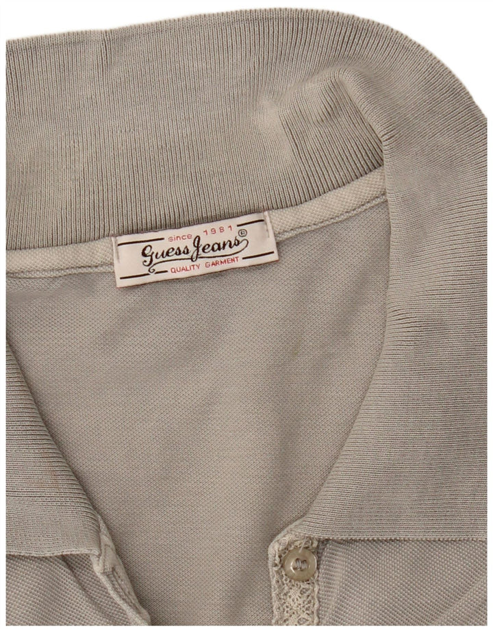 Guess Polo Mujer UK 8 Small Gris