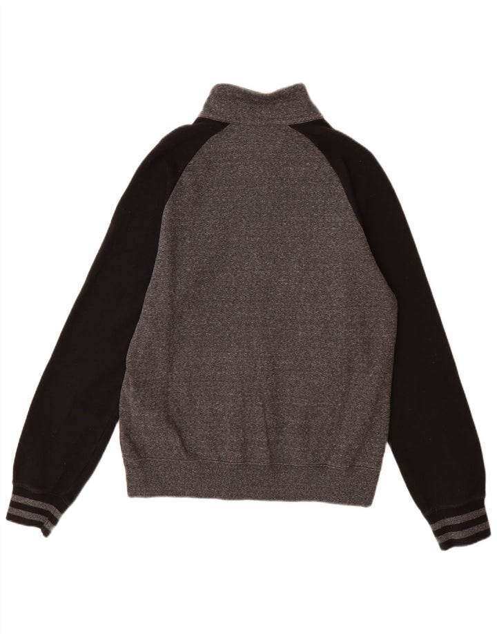 Champion Chaqueta De Chándal Para Hombre Grande Gris Colorblock Algodón