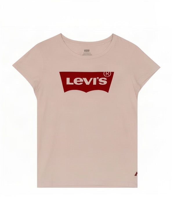 Levi's Camiseta gráfica para mujer Top UK 12 Medium White