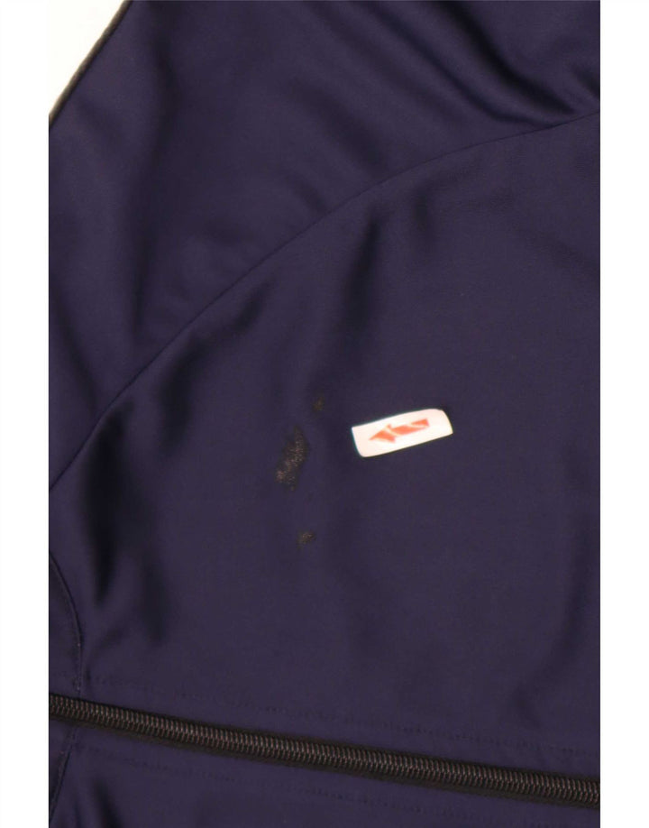Kappa Hombre Chaqueta Top De Chándal Con Gráfico Medium Azul Marino Colorblock