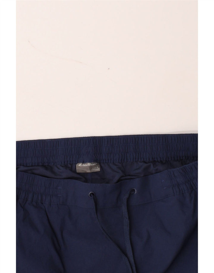 EDDIE BAUER Womens Mini Skirt Large W34  Navy Blue Nylon Vintage Eddie Bauer and Second-Hand Eddie Bauer from Messina Hembry 