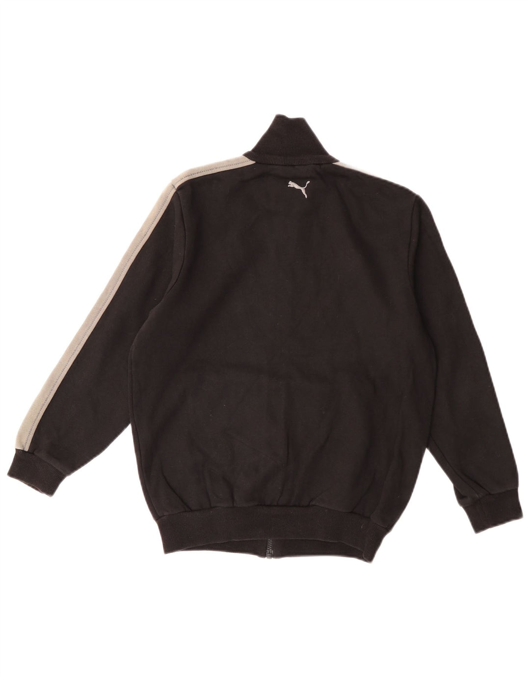 Puma Chaqueta de chándal con gráfico gráfico para niños 9-10 años Bloque de Color Negro