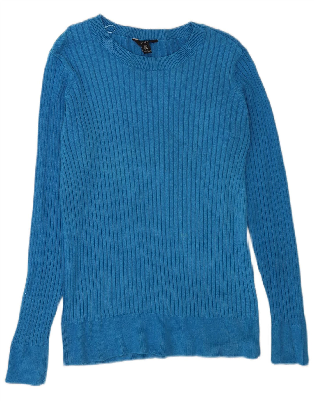 M&Co Jersey con Cuello Barco para Mujer UK 10 Small Azul