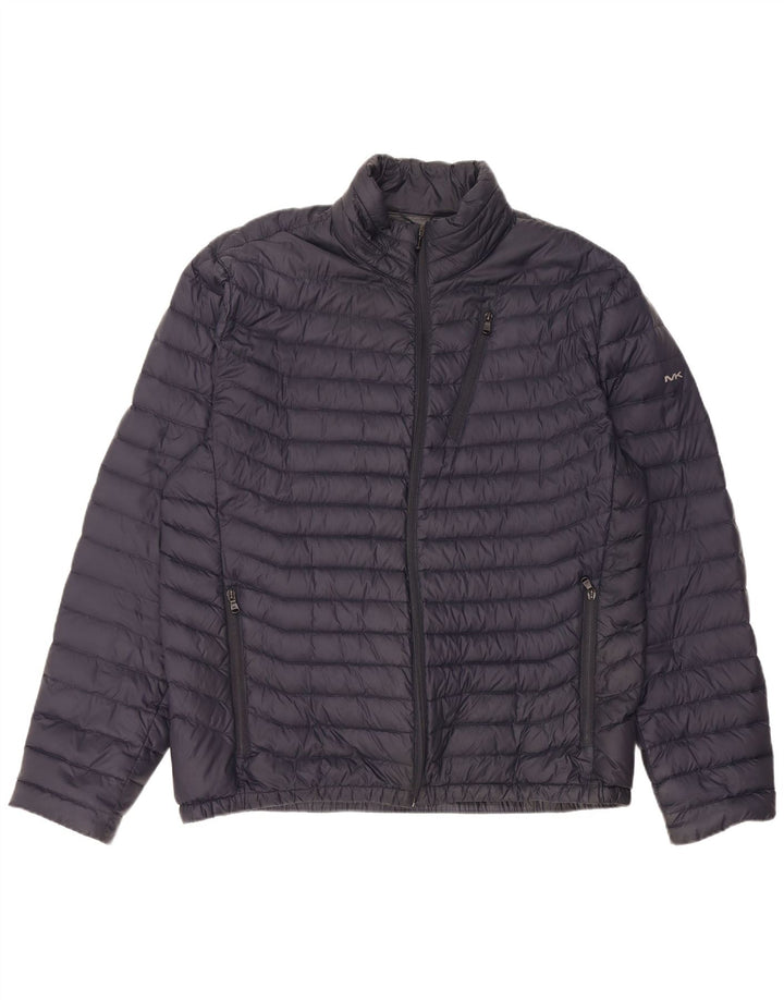 MICHAEL KORS Chaqueta acolchada para hombre UK 42 XL Azul marino Nylon