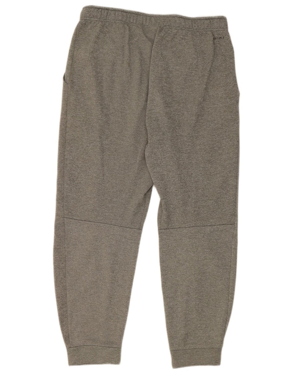 Nike Hombre Dri Fit Chándal Pantalones Joggers Grande Gris Poliéster