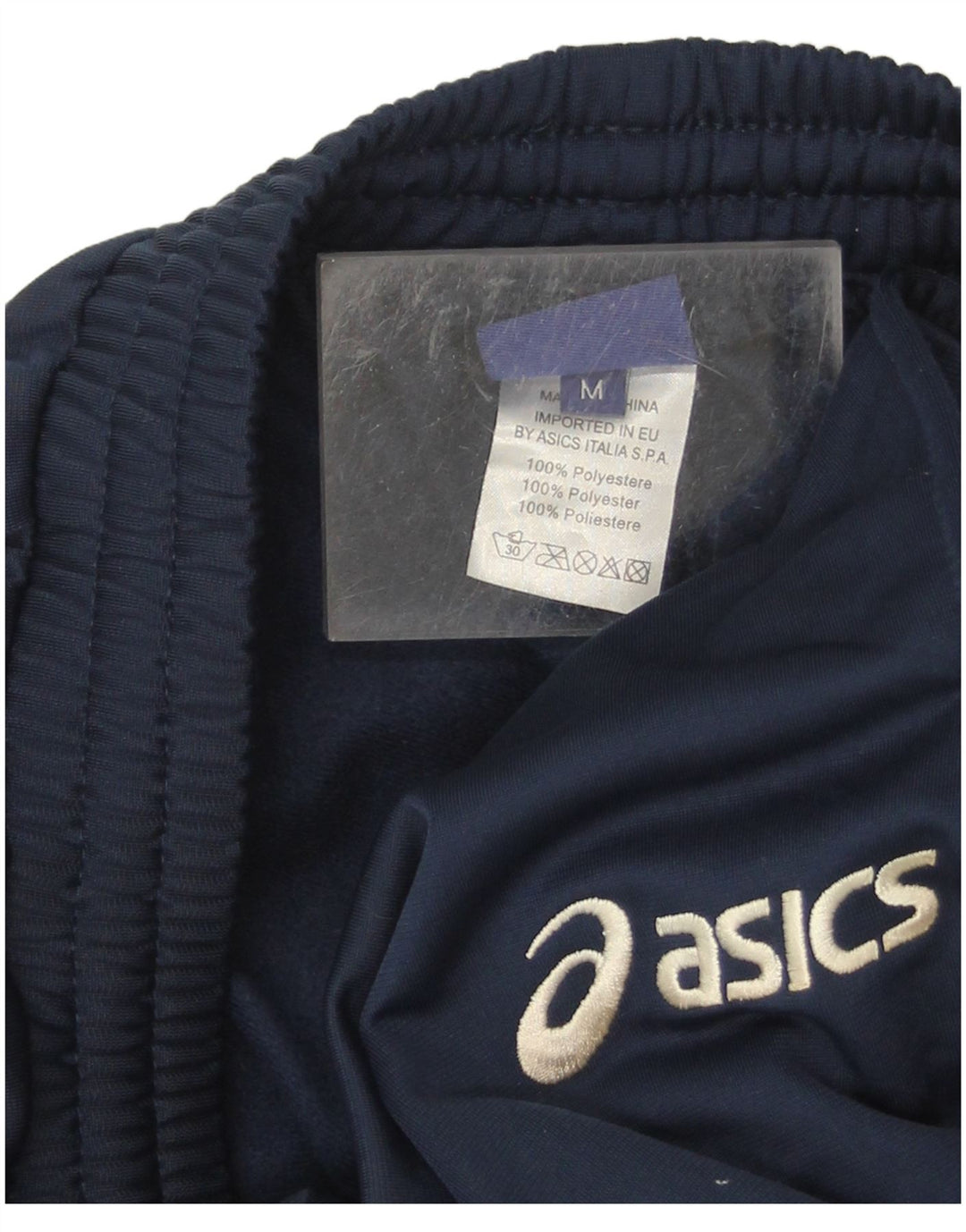 Pantalón De Chándal Asics Hombre Medio Azul Marino Poliéster