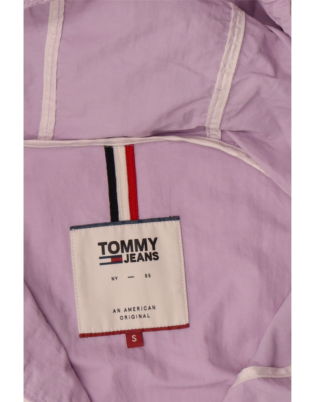 Tommy Hilfiger Chaqueta anorak gráfica para hombre UK 10 Small Multicolor