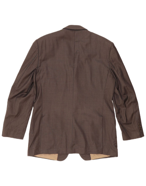 Marks & Spencer Chaqueta tipo blazer de 3 botones para hombre UK 40 Large Grey Wool