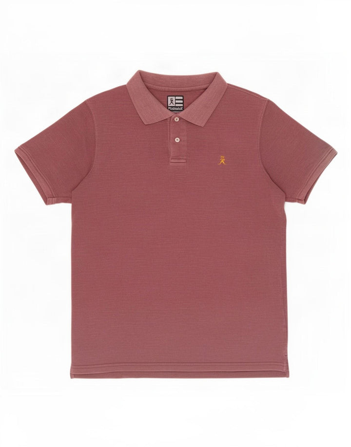 Pickwick Polo Hombre Algodón Rosa Medio