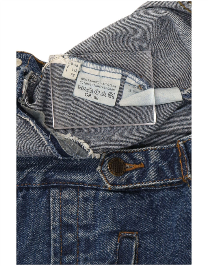 JOHN BAUER Chaqueta vaquera para hombre UK 48 4XL Algodón azul