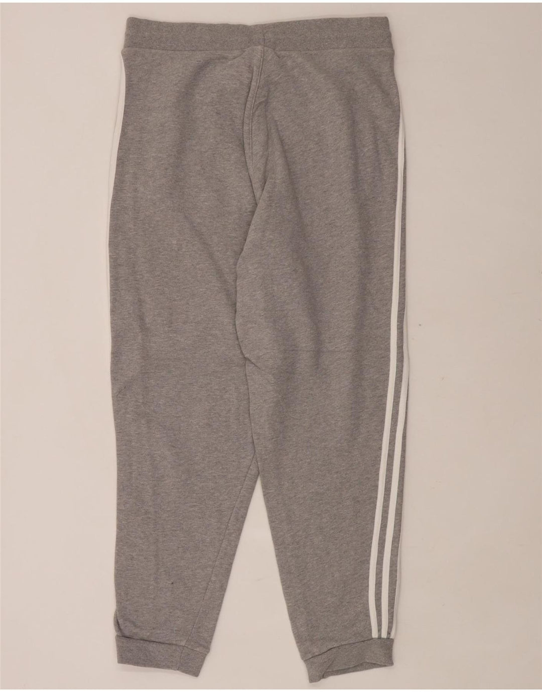 ADIDAS Hombre Chándal Pantalones Joggers Grande Gris Algodón