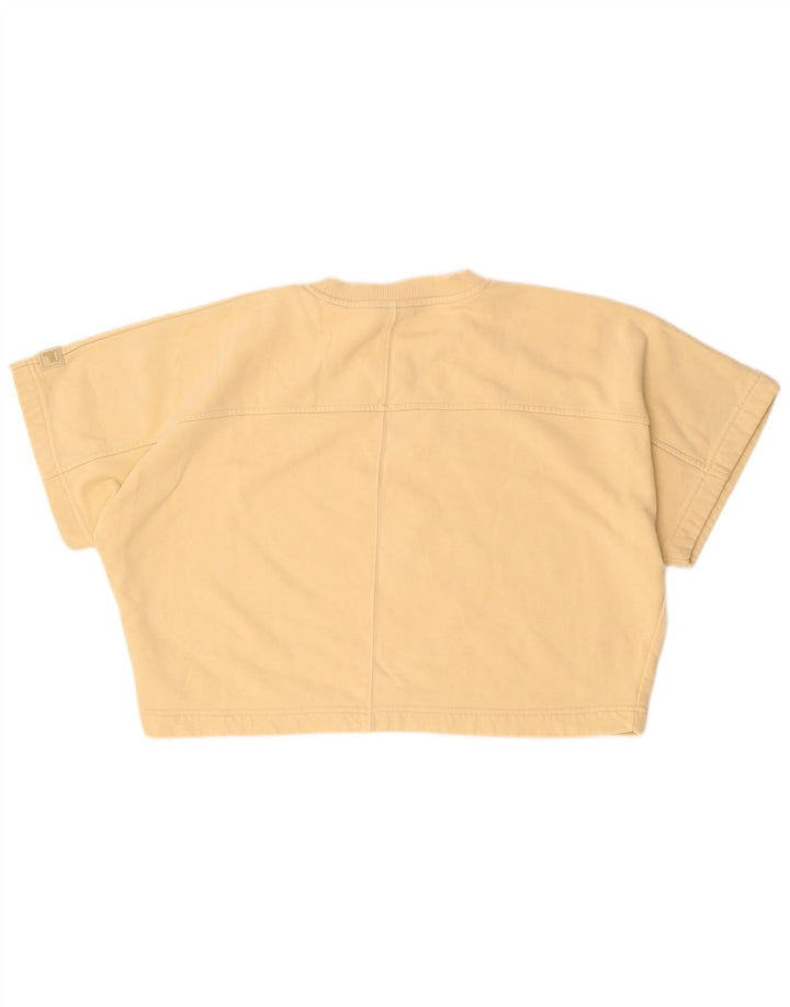 Fila Camiseta corta extragrande para mujer UK 44 Algodón beige medio