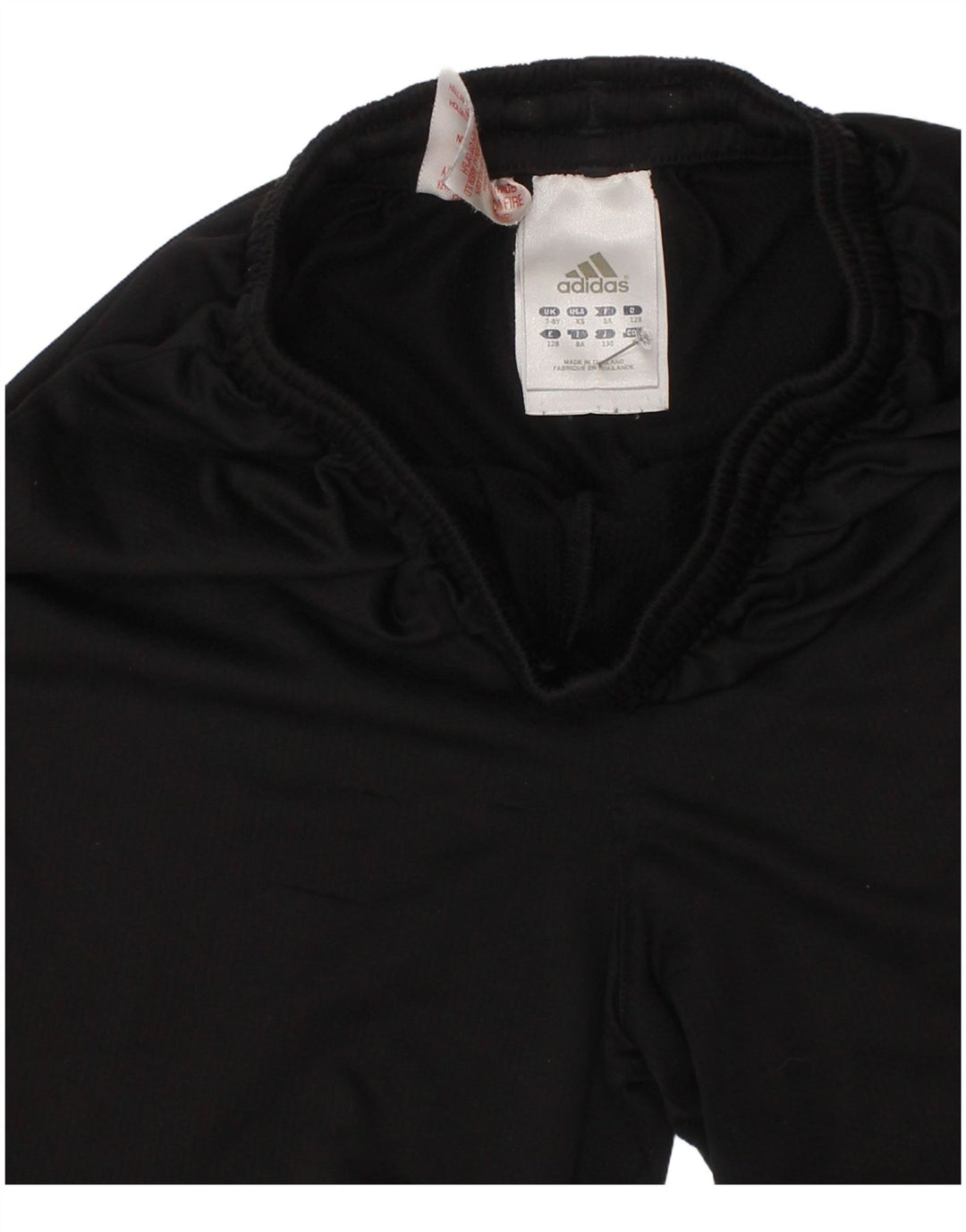 Adidas Pantalones cortos deportivos para niño 7-8 años Negro Poliéster