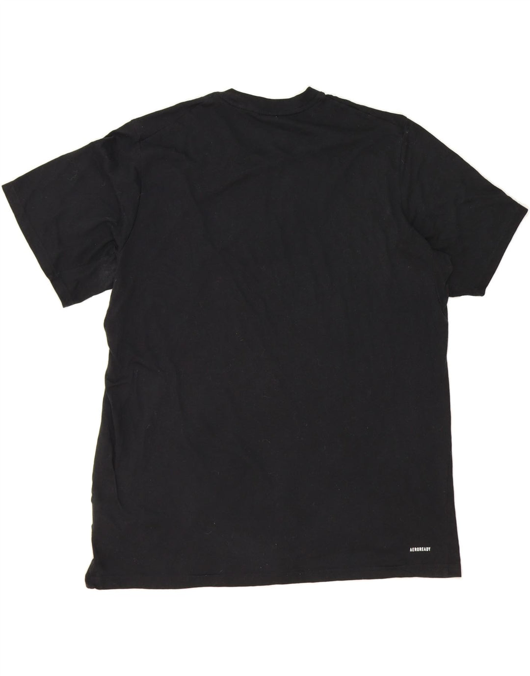 ADIDAS Mens Aeroready T-Shirt Top 2XL Black Polyester Vintage Adidas and Second-Hand Adidas from Messina Hembry 