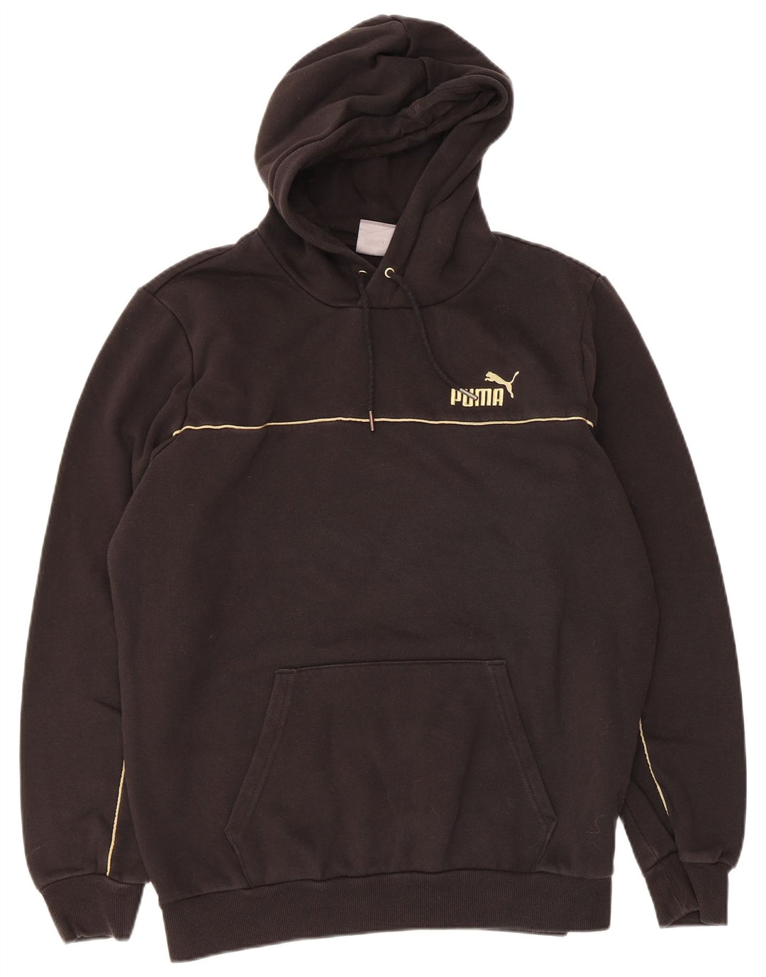 Puma Hombre Sudadera Con Capucha Jumper Medium Negro Algodón
