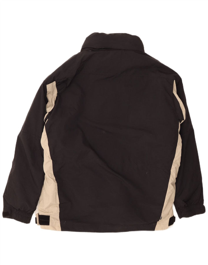 KAPPA Chaqueta cortavientos holgada para hombre UK 40 Large Black Colourblock