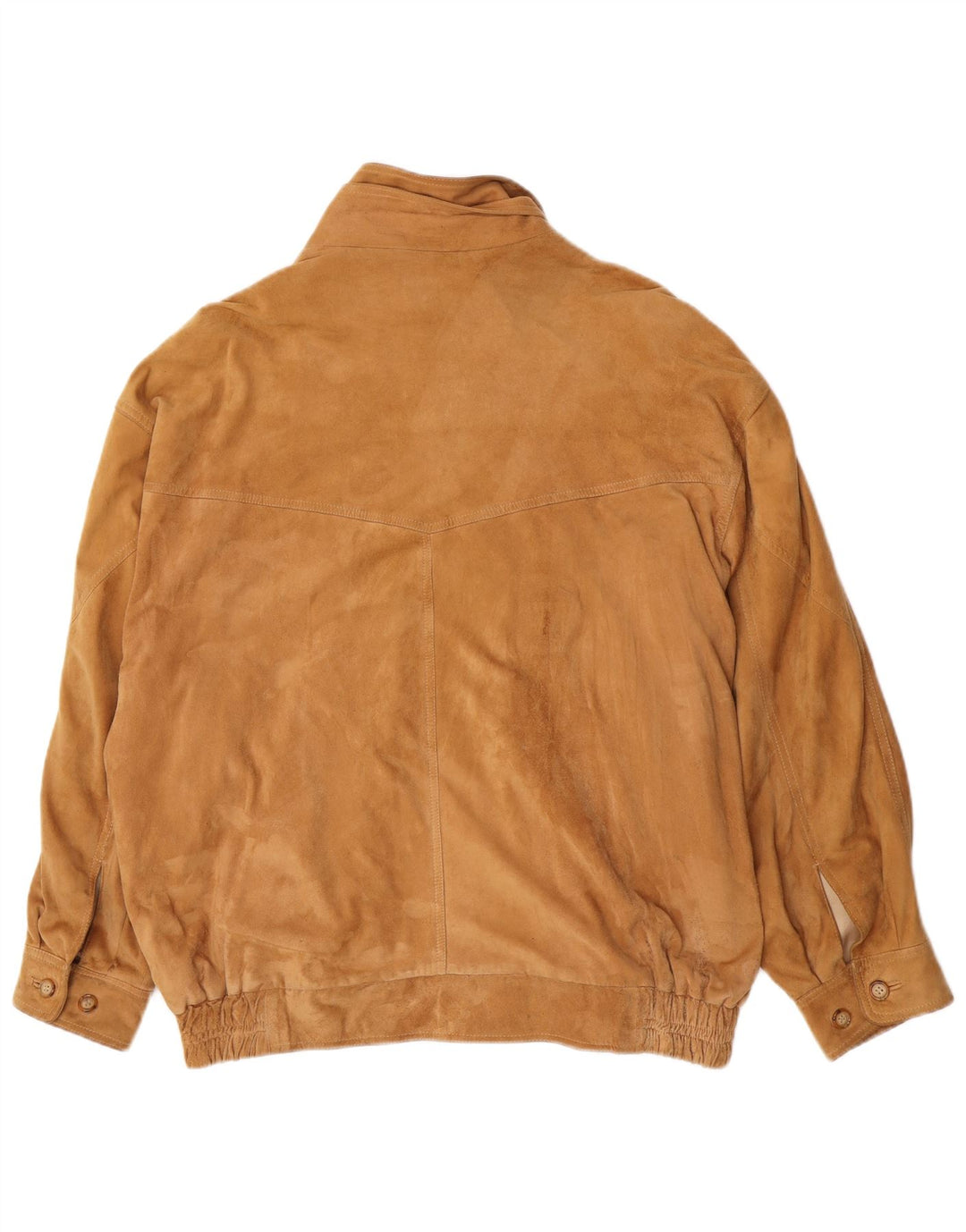 Christian Berg Chaqueta bomber de ante para hombre IT 56 3XL Cuero marrón