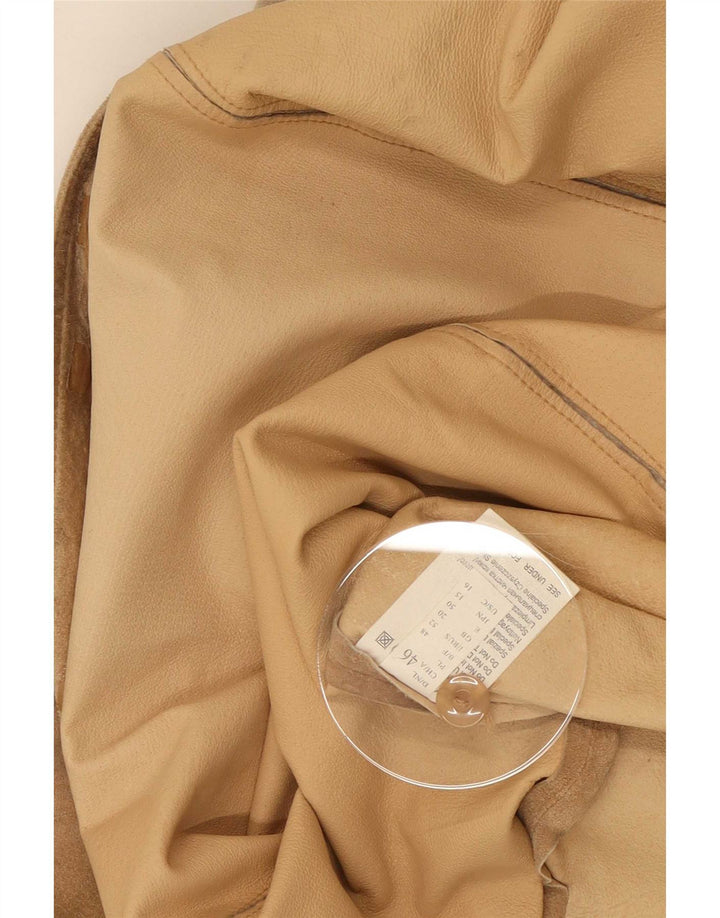 SAMOON Camisa de ante para mujer UK 20 2XL Cuero beige
