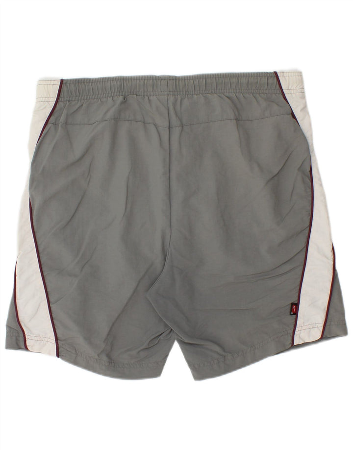 Nike Shorts deportivos para hombre UK 39/41 Nylon color block gris medio