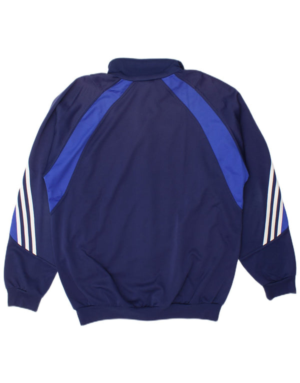 Adidas Mens Climalite Chándal Top Chaqueta Reino Unido 40/42 Medio Azul Marino