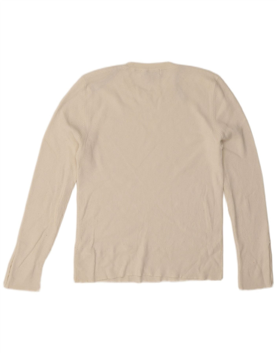 Marks & Spencer Top para mujer de manga larga UK 46 Viscosa blanca grande