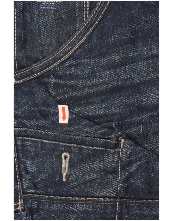 Jack & Jones Mens Cargo Denim Shorts Medium W32 Azul Marino Algodón