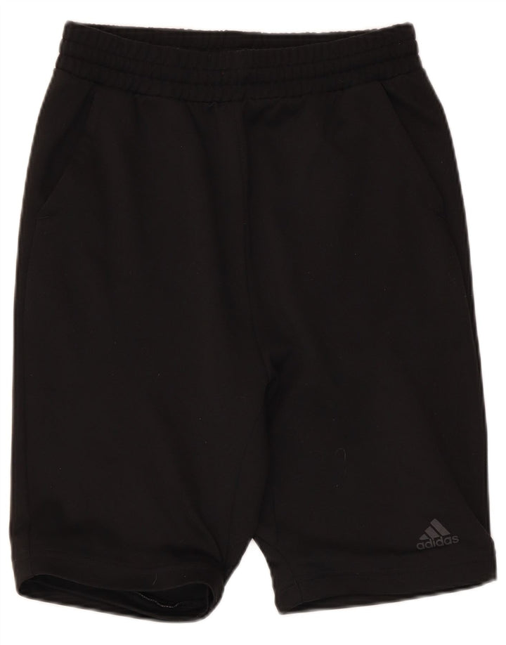Adidas Pantalones cortos deportivos con gráfico para niños 14-15 años Negro Poliéster