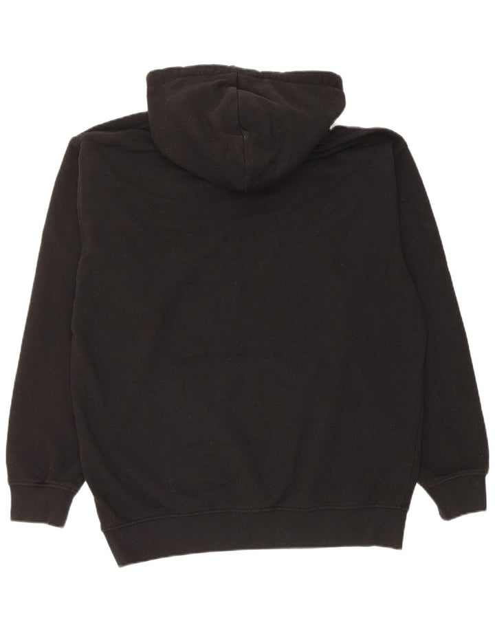 Zara Hombre Sudadera Con Capucha Jersey Mediano Negro Algodón