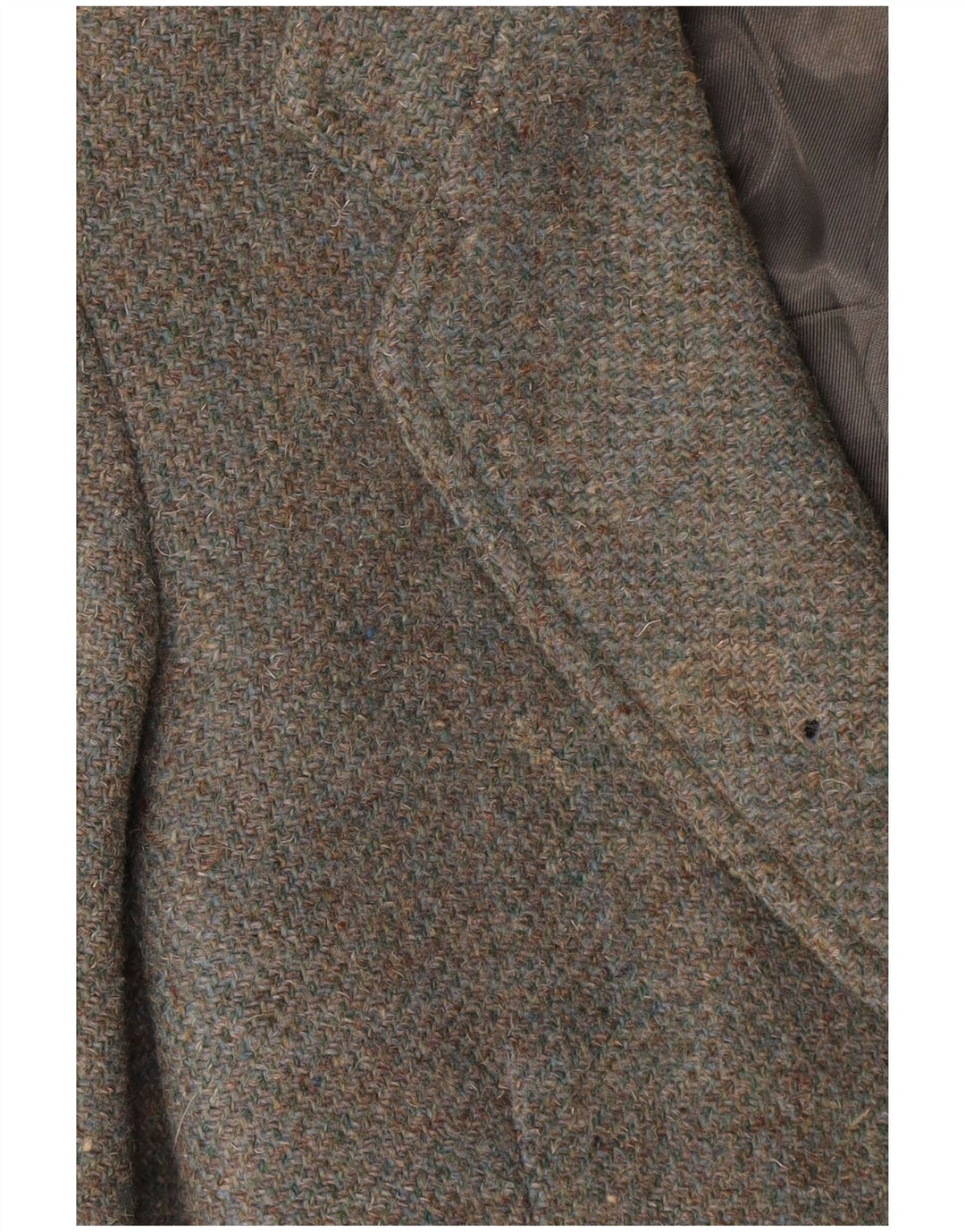 Harris Tweed Chaqueta tipo blazer de 2 botones para hombre UK 36 Small Grey Wool