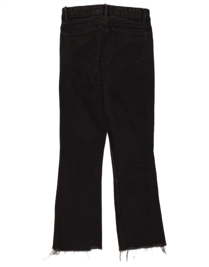 Zara Jeans Bootcut para Mujer EU 38 Small W28 L25 Algodón Negro