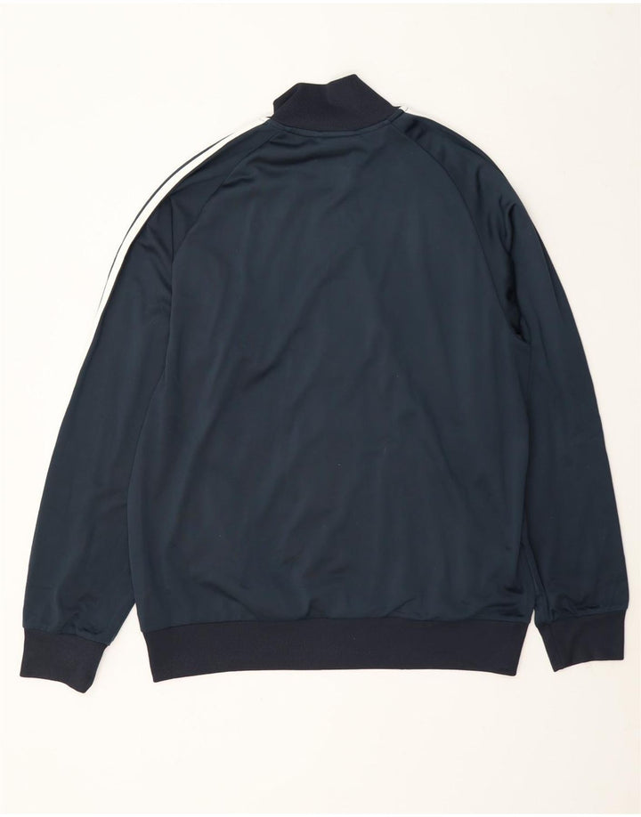 Adidas Hombre Chándal Top Chaqueta Mediana Azul Marino Poliéster