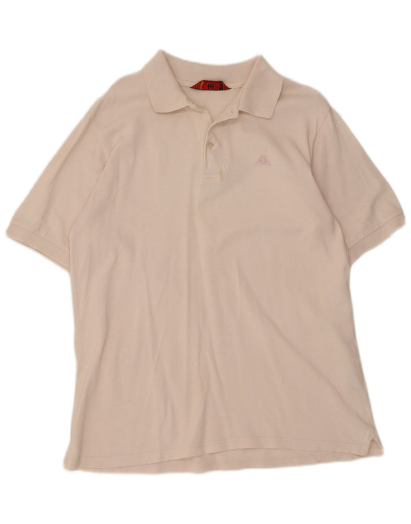 Polo Kappa Hombre Algodón Beige Medio